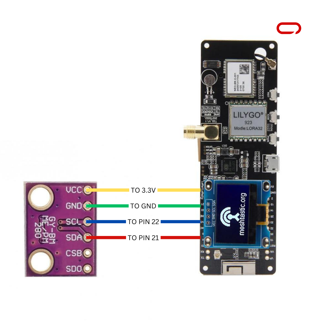 How To Add Telemetry (Temperature etc) Sensor To Lilygo T-Beam Meshtastic Node With BME280