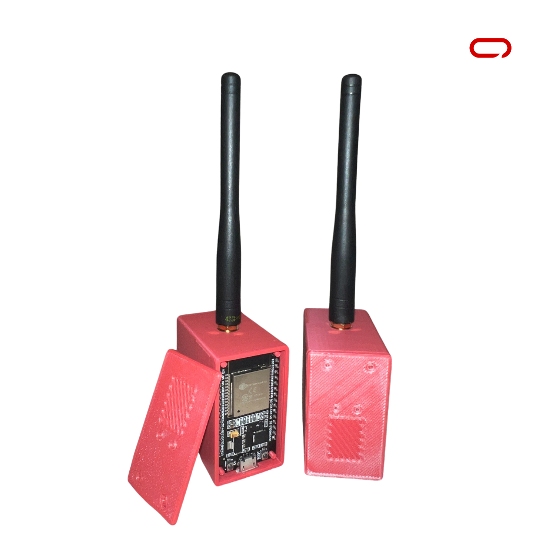Meshtastic diy esp32 lora radio 3d case