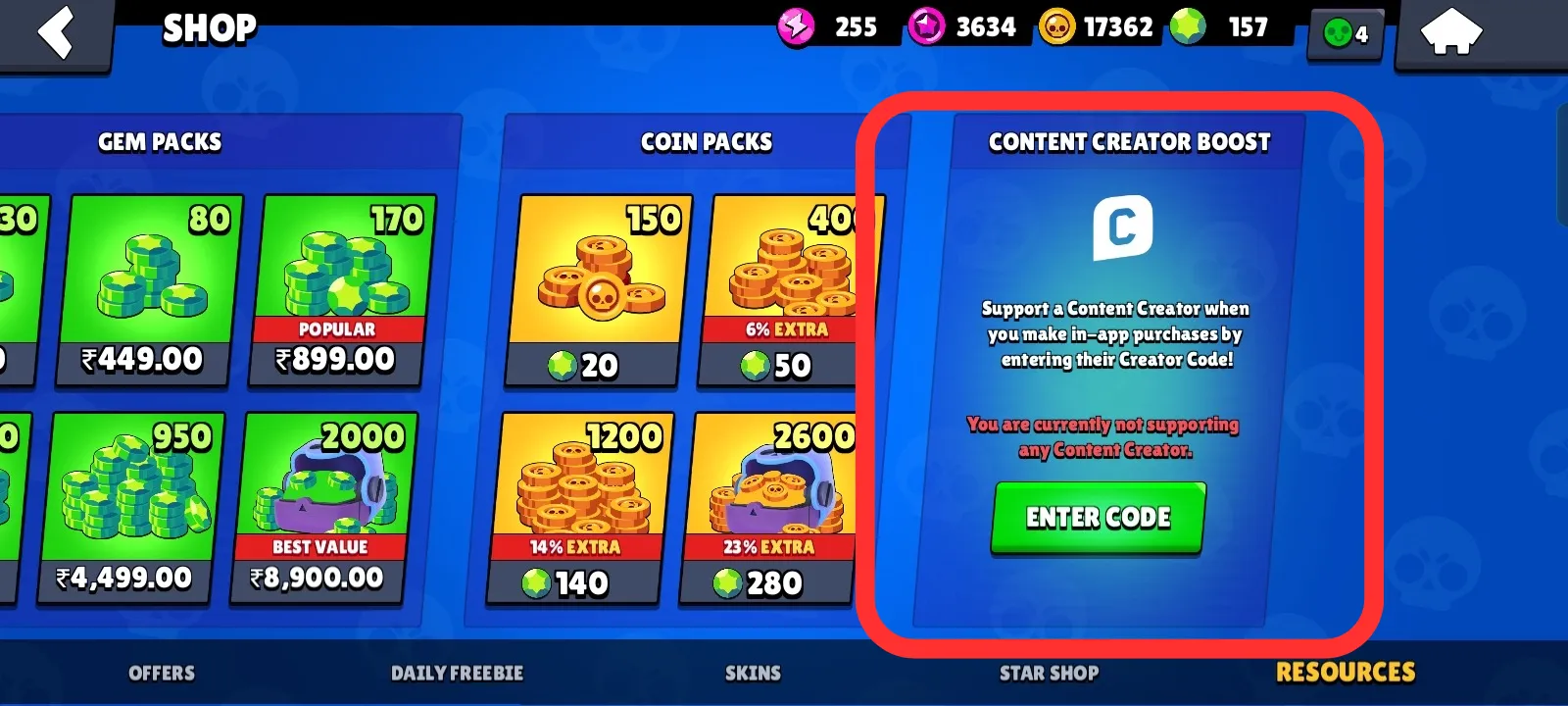 Brawl Stars Shop