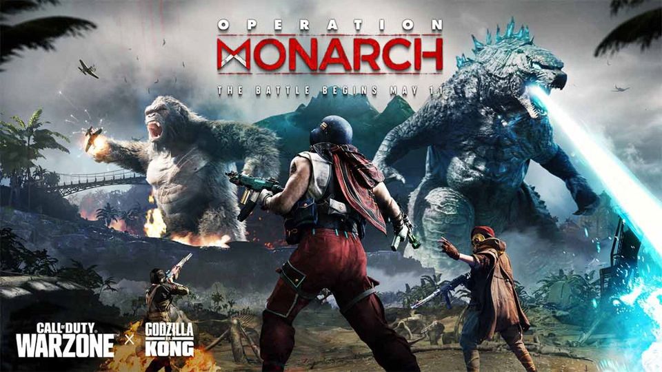 Warzone Operation Monarch art leaks confirm Godzilla vs Kong event